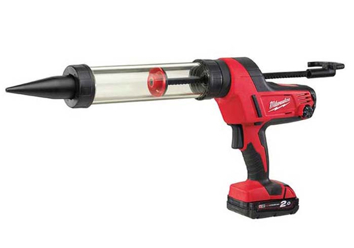 Milwaukee 400ml M18 Caulking Gun (Clear Barrel) 18V